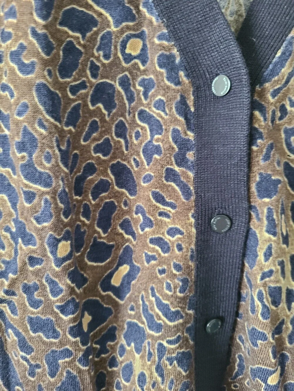Torry Burch Merino Sierra Leppard Cardigan